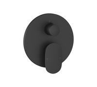 Ravak Spring grifo de bañera y ducha empotrado negro X070552