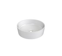 Ravak Uni lavabo 40x40 cm circular sobre encimera blanco XJX01140001