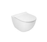 Ravak Vita RimOff taza de inodoro suspendido sin reborde blanco brillante X01860