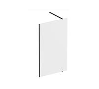 Ravak Walk-In Wall mampara de ducha walk-in 100 cm negro mate/vidrio transparente GW9WA030SZ1