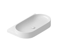 Ravak Yard lavabo 80.5x50 cm semicircular clásico-para mueble blanco brillante XJX01080000