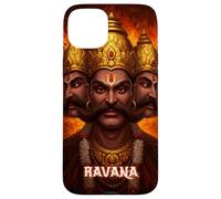 Ravana Arte épico Fuego Divino Hindúes Guerrero de Sri Lanka Carcasa para iPhone 15 Plus