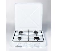Ravanson k-04t hobs negro, blanco encimera encimera de gas 4 zona(s)