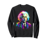 Rave Albert E Físico Colorido Gráfico EDM Ciencia Arte Sudadera