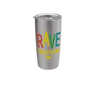 Rave como si fueran los 90 | Vintage House Music Vaso térmico de acero inoxidable de doble pared