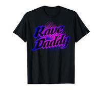 Rave Daddy House Music Techno Music Rave Party Día del Padre Camiseta