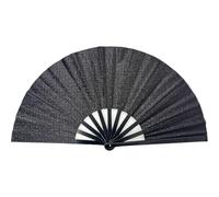 Rave Fans - Ventilador de mano plegable grande de 13 pulgadas para baile en línea, ventilador chino de Kung Fu, Tai Chi, plegable, para bodas, preferencias, actuaciones