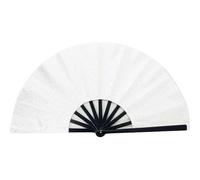 Rave Fans - Ventilador de mano plegable grande de 13 pulgadas para baile en línea, ventilador chino de Kung Fu, Tai Chi, plegable, para bodas, preferencias, actuaciones