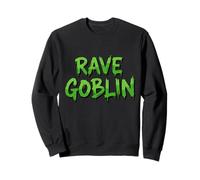 Rave Goblin 90s Raver Outfit para EDM Dance Party Festivales Sudadera