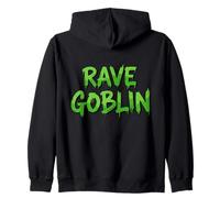 Rave Goblin 90s Raver Outfit para EDM Dance Party Festivales Sudadera con Capucha