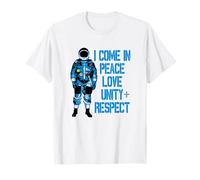 Rave Invaders Plur Space Force Astronaut House Música Rave Camiseta