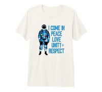 Rave Invaders Plur Space Force Astronaut House Música Rave Camiseta Premium