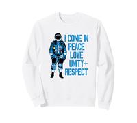 Rave Invaders Plur Space Force Astronaut House Música Rave Sudadera