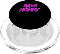 Rave Mommy Techno Rave Festival Fiesta EDM Dance Bass Mujer PopSockets PopGrip para MagSafe
