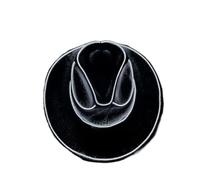 Rave - Sombrero de vaquero con luz brillante, sombreros de vaquero occidental, sombrero de vaquero occidental, gorra de vaquera luminosa con LED, accesorio de fiesta de soltero para discoteca, gorra