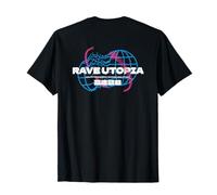 Rave Utopia Techno música electrónica para ravers, DJ DnB Camiseta