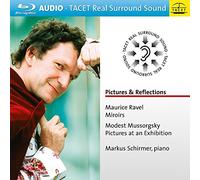 Ravel, Moussorgski : Pictures & Reflections, oeuvres pour piano. Schirmer.