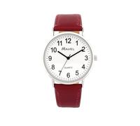 Ravel - Reloj Clásico Mujer para Diario con Números Modernos - Cuarzo Analógico - R0129.28.2 - Ciruelo/Color Plata/Esfera Blanca