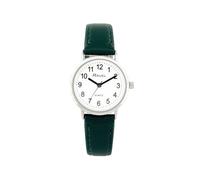 Ravel - Reloj Clásico Mujer para Diario con Números Modernos - Cuarzo Analógico - R0129.29.2 - Verde/Color Plata/Esfera Blanca