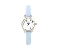 Ravel - Reloj de cóctel pequeño para mujer, Tono azul y plateado, Correa
