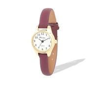 Ravel - Reloj de cóctel pequeño para mujer, Ciruela/tono dorado, Correa