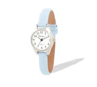 Ravel - Reloj de cóctel pequeño para mujer, Tono azul y plateado, Correa