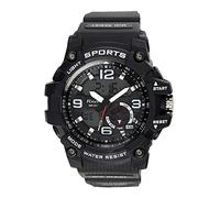 Ravel - Reloj de Cuarzo Ana-Digi para Hombre con Resistencia al Agua de 5ATM y Luz - RDT.2A - Negro