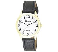 Ravel - Reloj de Cuarzo Unisex, Moderno y Minimalista para el día a día - Cuarzo Analógico - R0132.02.1 - Negro/Color Dorado