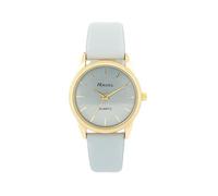 Ravel - Reloj de moda para mujer con textura dorada - Cuarzo analógico - R0145, azul