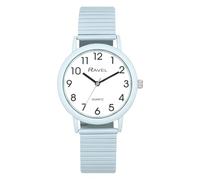 Ravel - Reloj de Moda para Mujer en Tonos Pastel con Pulsera Extensible (Caja de 36 mm) - Cuarzo Analógico - R0237.06.1 - Azul