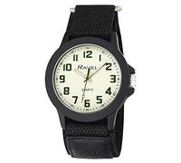 Ravel - Reloj Deportivo Moderno para Caballero con Correa de Cierre Fácil - Analógico Cuarzo - R1601.65.31 - Esfera Negra/Color Crema/Correa Negra