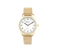 Ravel - Reloj Mujer de Fácil Lectura para Uso Diario con Escala de Minutos y Brazalete Extensible de Acero Inoxidable - Cuarzo Analógico - R0242.02.2 - Color Dorado
