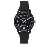 Ravel - Reloj Summer in Black para Mujer con Correa de Silicona (Caja de Reloj de 30 mm) - Cuarzo Analógico - R1813.3 - Negro