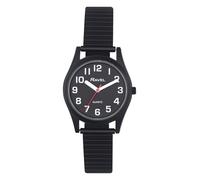 Ravel - Reloj Unisex Pulsera de Acero Inoxidable con Grandes Números y Agujas - Cuarzo Analógico - R0225.33.1 - Negro/Esfera Negra