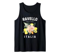 Ravello Flor Fruta Italiana Limón Arte Italia Amalfi Italia Camiseta sin Mangas