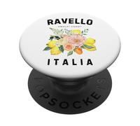 Ravello Flor Fruta Italiana Limón Arte Italia Amalfi Italia PopSockets PopGrip Adhesivo