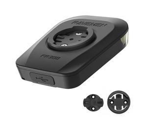 RAVEMEN FR300 Luz Diurna de la Bicicleta Señalización Luz Compatible con Garmin/Wahoo Ciclocomputadores, ON/Off Automático, Visibilidad Lateral USB C IPX6 a Prueba de Agua(Protegido por Patente)