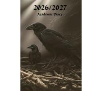 Raven 2026/2027 A5 Week To View Academic Diary With Weekly Affirmations: Gothic Student Mid Year School Planner With Timetable