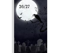 Raven and Graveyard 2026/2027 A5 Week To View Hardback Academic Diary With Weekly Affirmations: Gothic Student Mid Year School Planner With Timetable