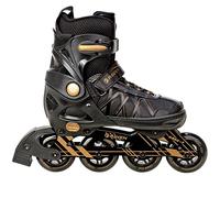 Raven Expert - Patines para niñas y niños, Quad, Patines para Adultos y niños - Patines con Ruedas - Rodamientos ABEC-7, Ruedas de Goma - Ajustables - Gold 40-43 (25,5-28cm)