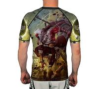 Raven Fightwear The Monkey King Sun Wukong - Camiseta de manga corta para hombre, diseño de MMA, color negro - negro - Large
