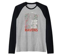 Raven Love Noche espeluznante Academia oscura Camiseta Manga Raglan