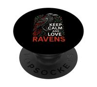 Raven Love Noche espeluznante Academia oscura PopSockets PopGrip Adhesivo