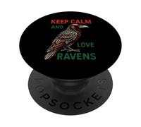 Raven Love Noche espeluznante Academia oscura PopSockets PopGrip Adhesivo