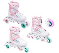 RAVEN Patines en línea 3 en 1 ROSI con Rueda LED Ajustable (35-39 (23-25,5 cm)