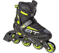 RAVEN Patines en línea Profesionales Ajustables y modificables Negro/Lime, 38-42(25cm-27,5cm)