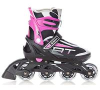 RAVEN Patines en línea Profession Ajustables y modificables Negro/Rosa, 35-39(23cm-25,5cm)