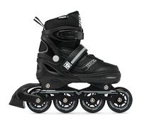 Raven - Patines para niñas, niños, Adultos, niños: Patines con Ruedas 2 en 1 con Cuchillas de Patinaje sobre Hielo, Ajustables, Drill Black sin Patines, 34-37 (21,5-24 cm)