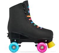 Raven - Patines para niñas y niños, Adultos, Patines en línea, Freno de PVC Resistente, Ruedas de Goma, Iris Black, 39-42 (25-26,5 cm)