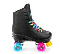 Raven - Patines para niñas y niños, Adultos, Patines en línea, Freno de PVC Resistente, Ruedas de Goma, Iris Black, 39-42 (25-26,5 cm)